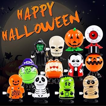 Amazon.co.jp: Homilius ハロウィン ぜんまい おもちゃ 24点